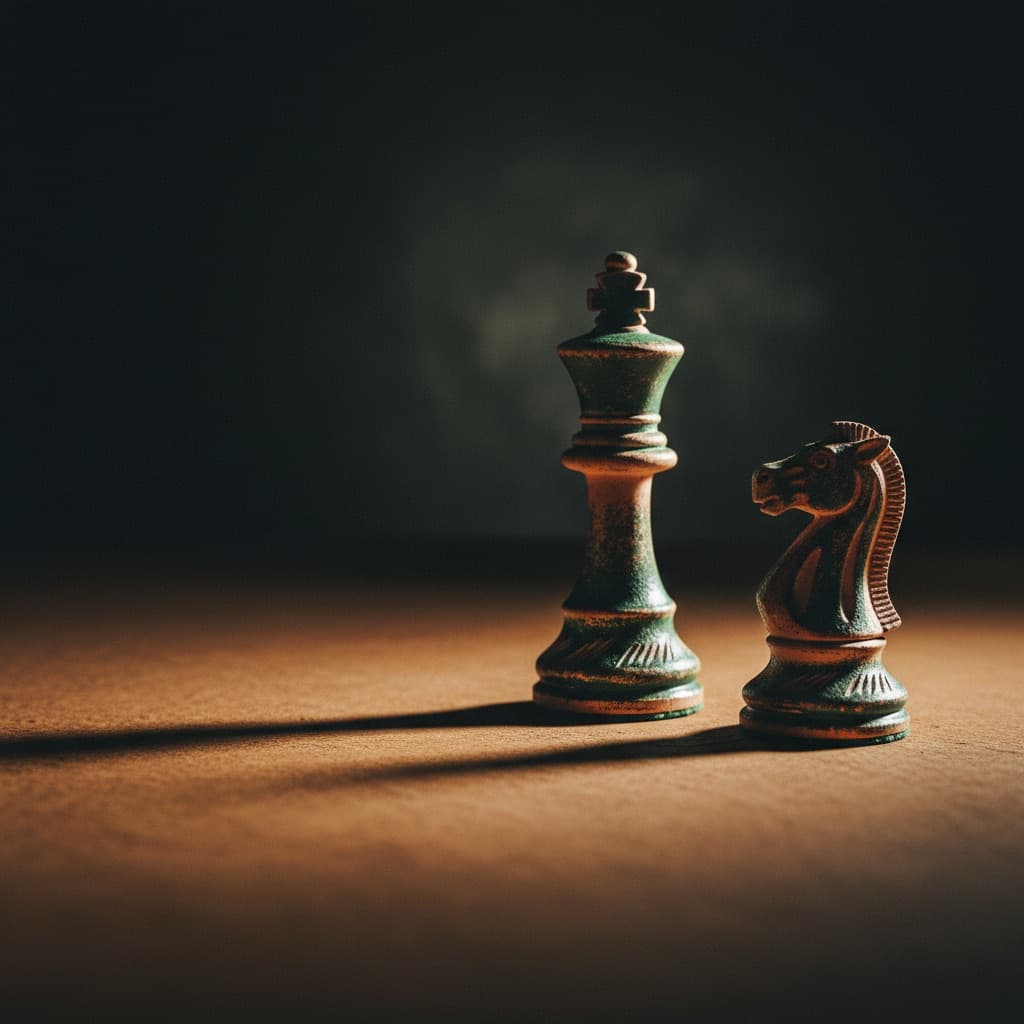 Pièces d'échecs — l'art du coup d'avance